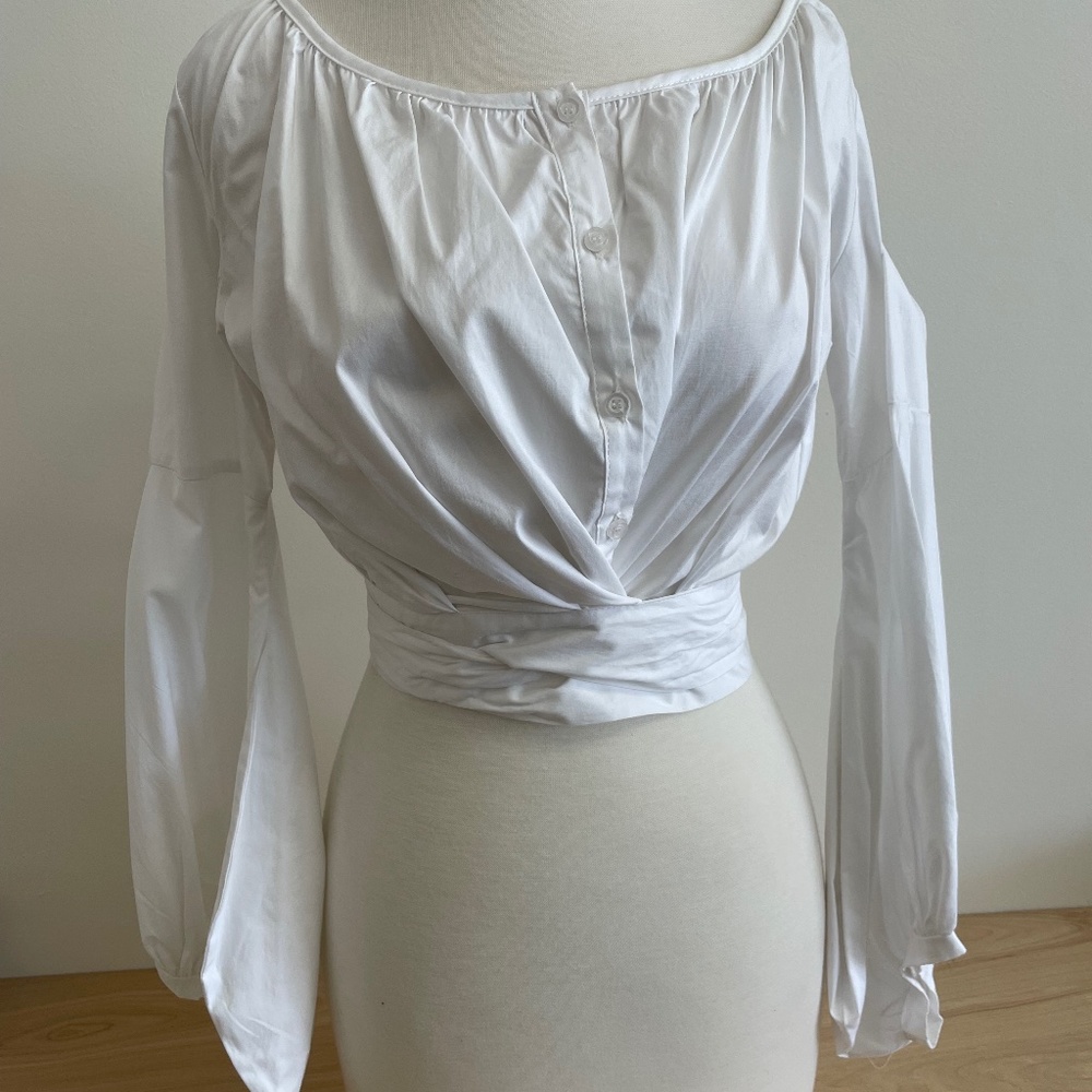 Blouse Puffy White